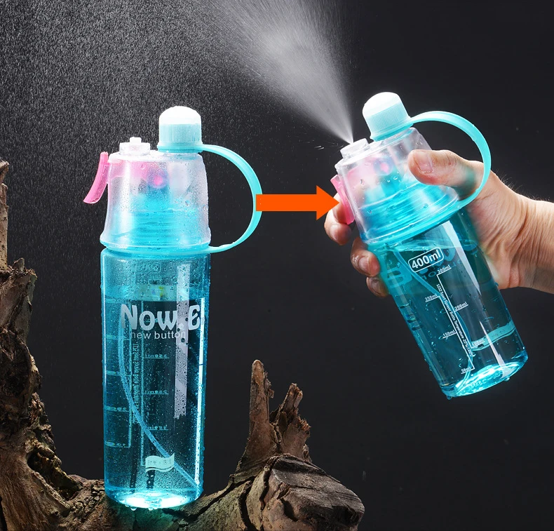 Travel Outdoor Hiking 400ml 600ml Plastic Watering Mister Drinking