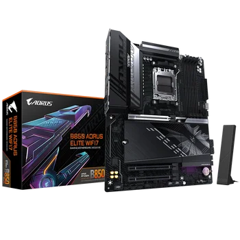 GIGABYTE B850 AORUS ELITE WIFI7 Mainboard WIFI7 ATX Desktop Gaming Motherboard AMD B850 DDR5 Ram PCIe 5.0 M.2 SSD with WIFI7