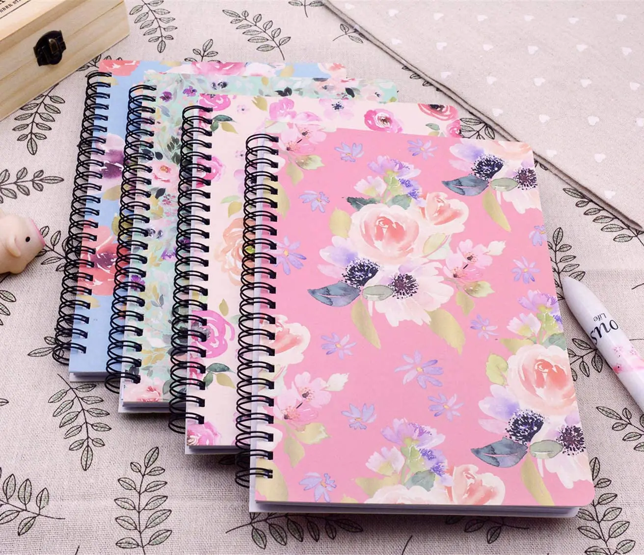 Spiral Binding Kids Notebooks Set School Supplies A4 A5 Size Notebook