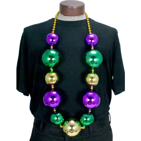 15pcs Colliers de perles colorés Collier de perles rondes Colliers de