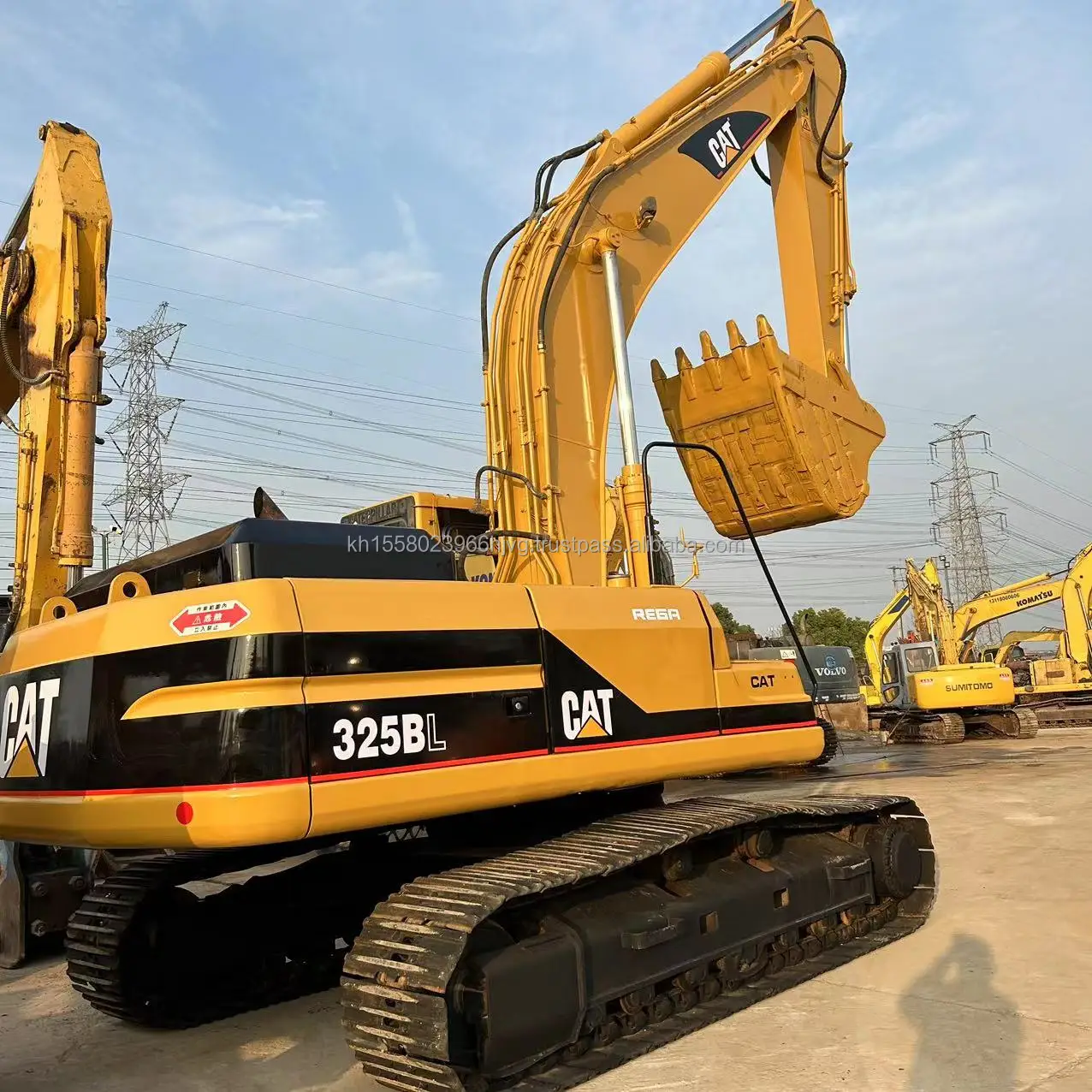 Hot Sell Original Caterpillar Cat325bl Used Excavator In Uae Backhoe