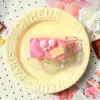 Strawberry Basque Milk Cubes