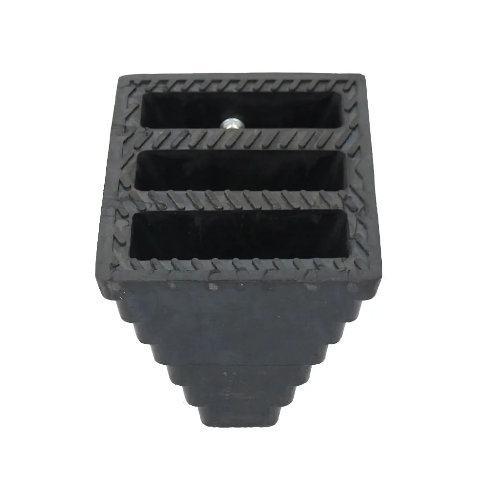 Gt03r Heavy Duty Car Wheel Wedges Chock Rubber Wheel Chock For Car Rv