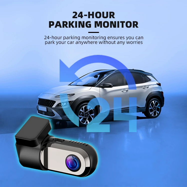 WIFI App Control Car Dash Cam 1080P HD Driving Recorder 24 Hours Parking Monitor With 128G Memory for Southeast Asia supplier