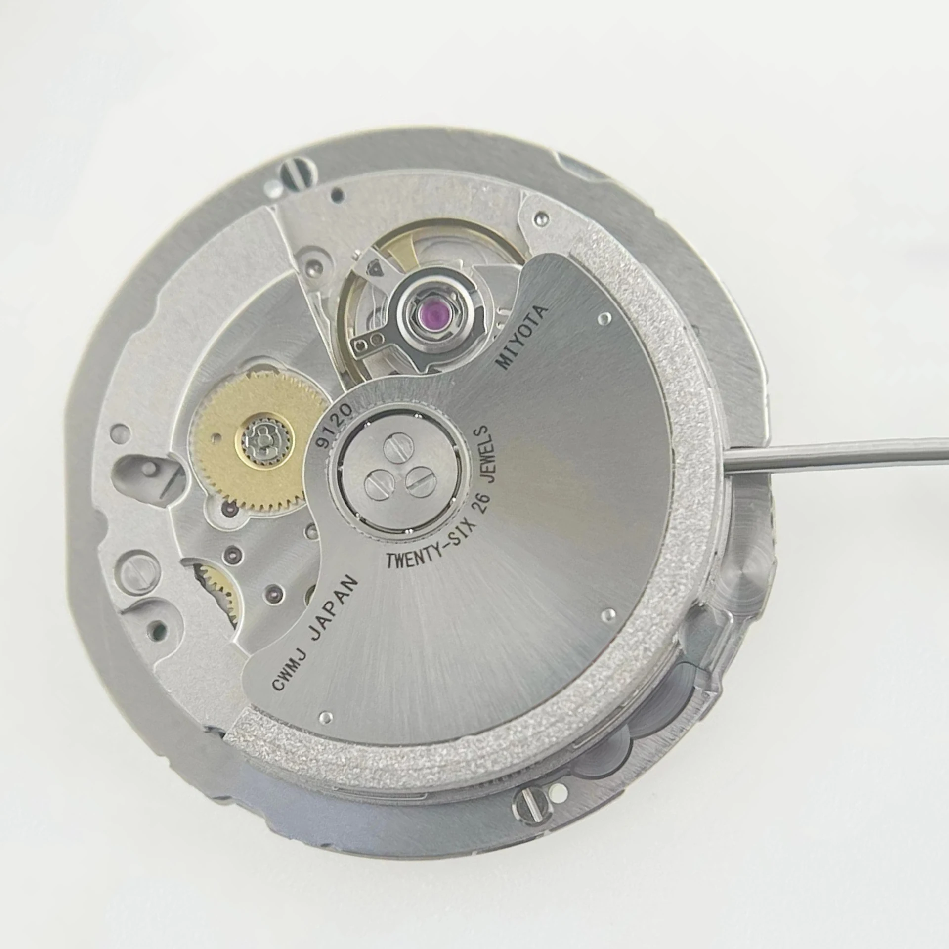 Japan Original Miyota 9120 Movement 24 Jewels Automatic Mechanical Movt Date 3H odified Watchmaker Replacement Parts