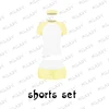 Yellow shorts set