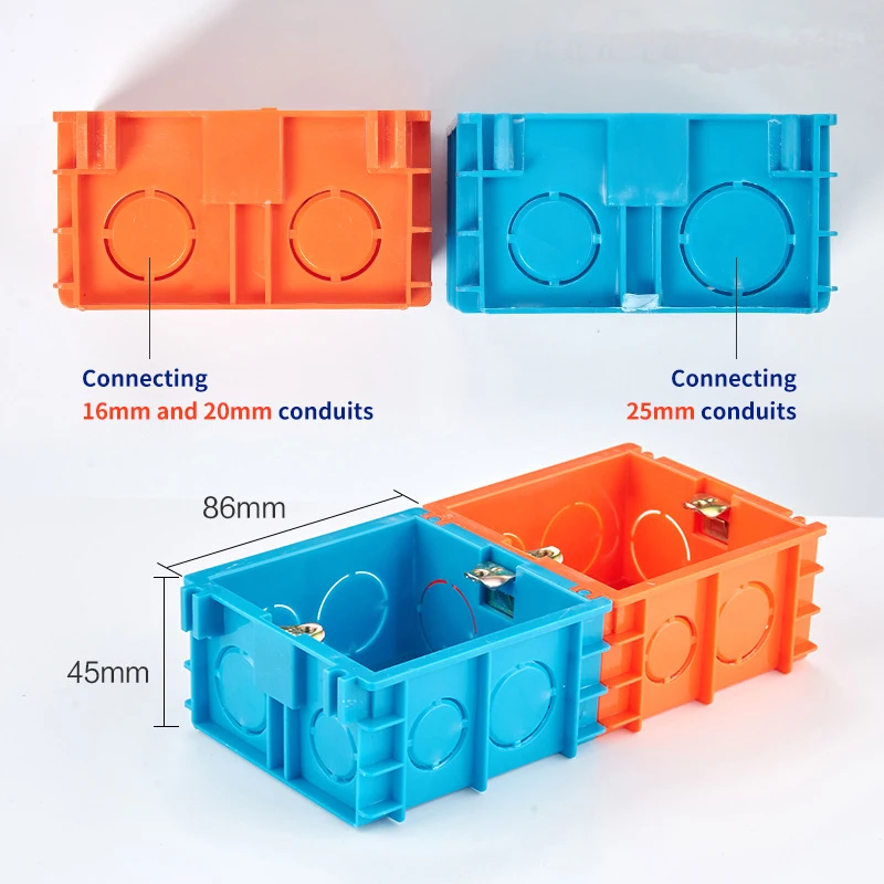 86*86*45mm White Pvc Electrical Switch Box For Conduit Fitting Buy