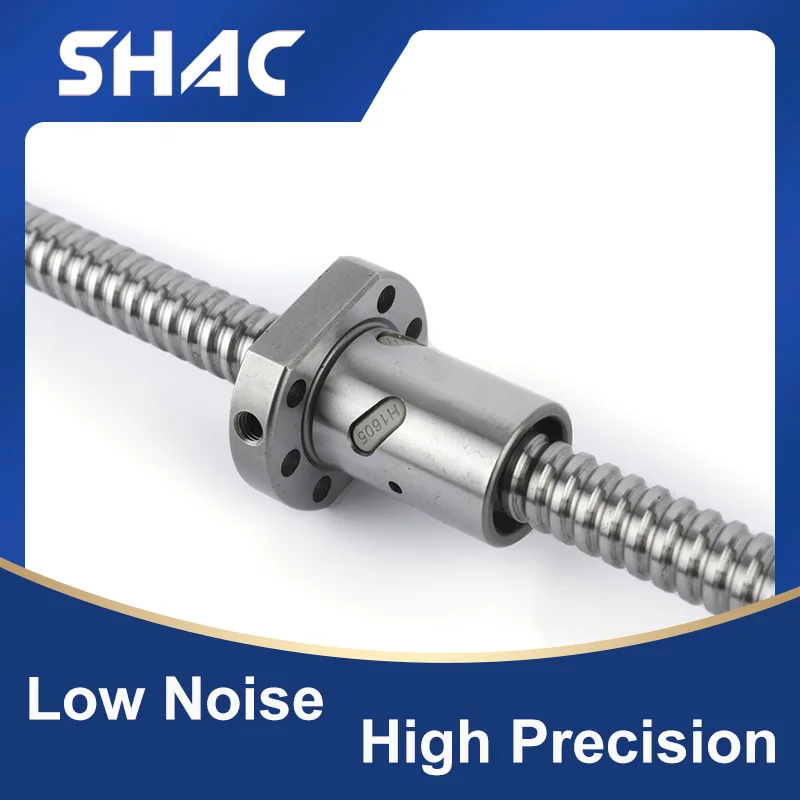 2025 Customized Product C5 Ball Screw Machined 3205 CNC Lead Screw Rotating Nut 20mm Ball Screw Set C3 1000mm