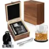 Lemon Cup 1 Cup 4 stone whiskey wooden box 8 piece set