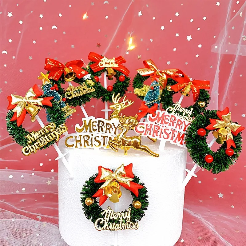 Christmas Cake Decoration Manufacturers For Christmas Grass Circle