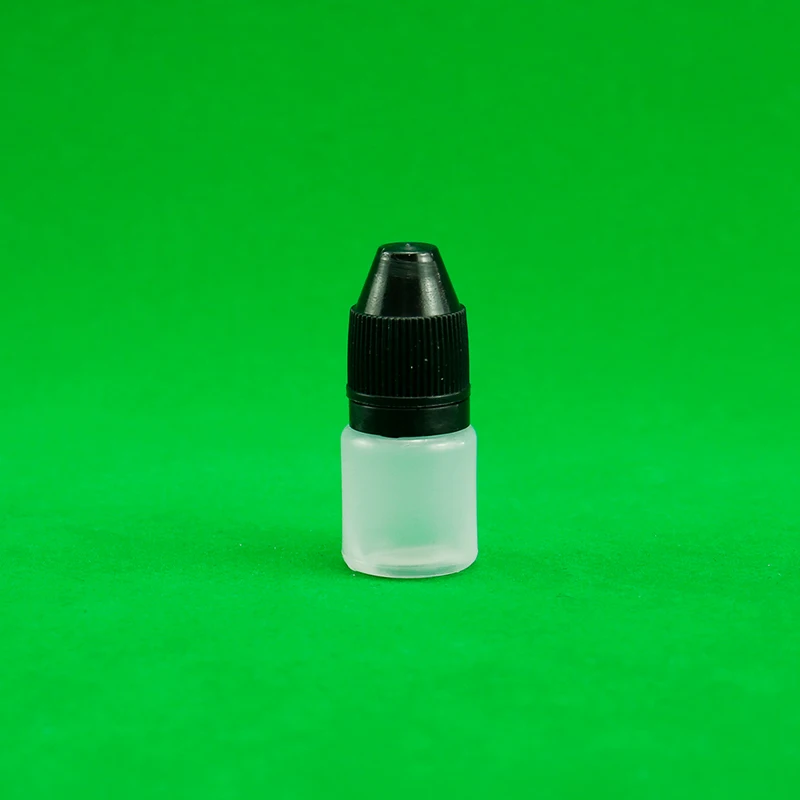 Plastic Dropper Bottle PET Body Material for Hair Oil Dye Remover Mini PE Wholesale Empty White Cosmetic Screen Printing 2500