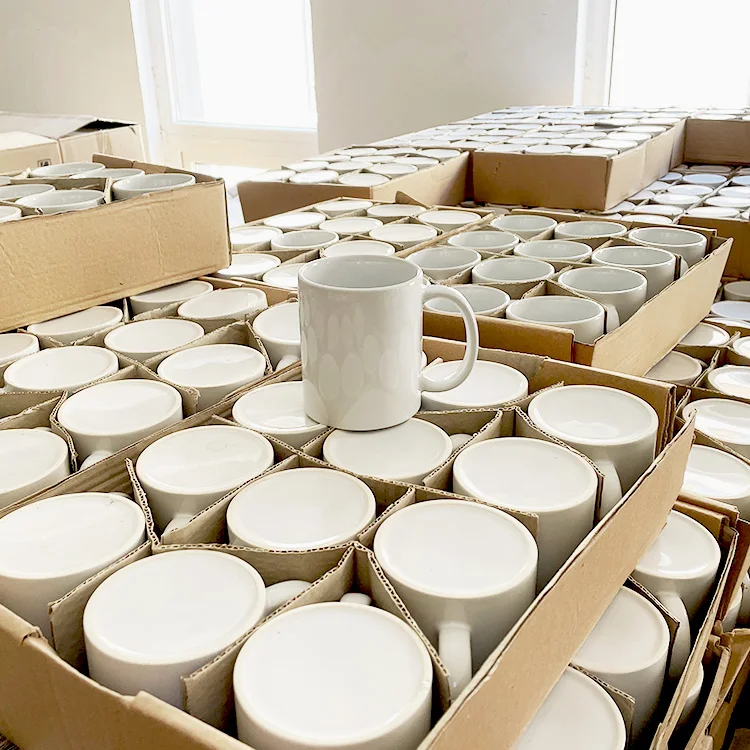Custom Design 11oz Blank White Ceramic Mugs White Plain Ceramic Coffee Mug|  Alibaba.com