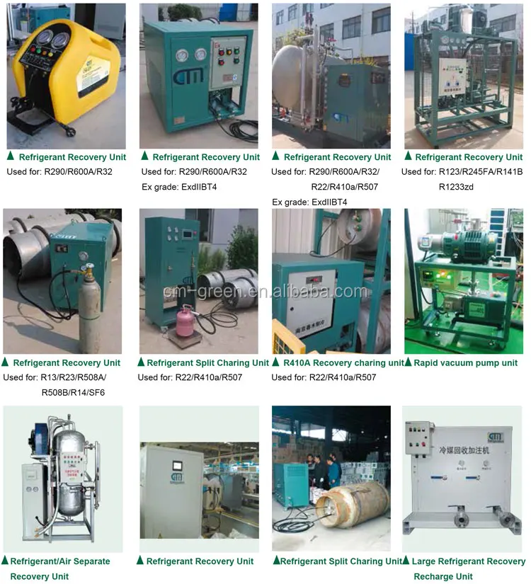 High Pressure R23 R508B Refrigerant Recovery Machine SF6 Refrigerant Recovery Unit for Low Temperature Refrigerant