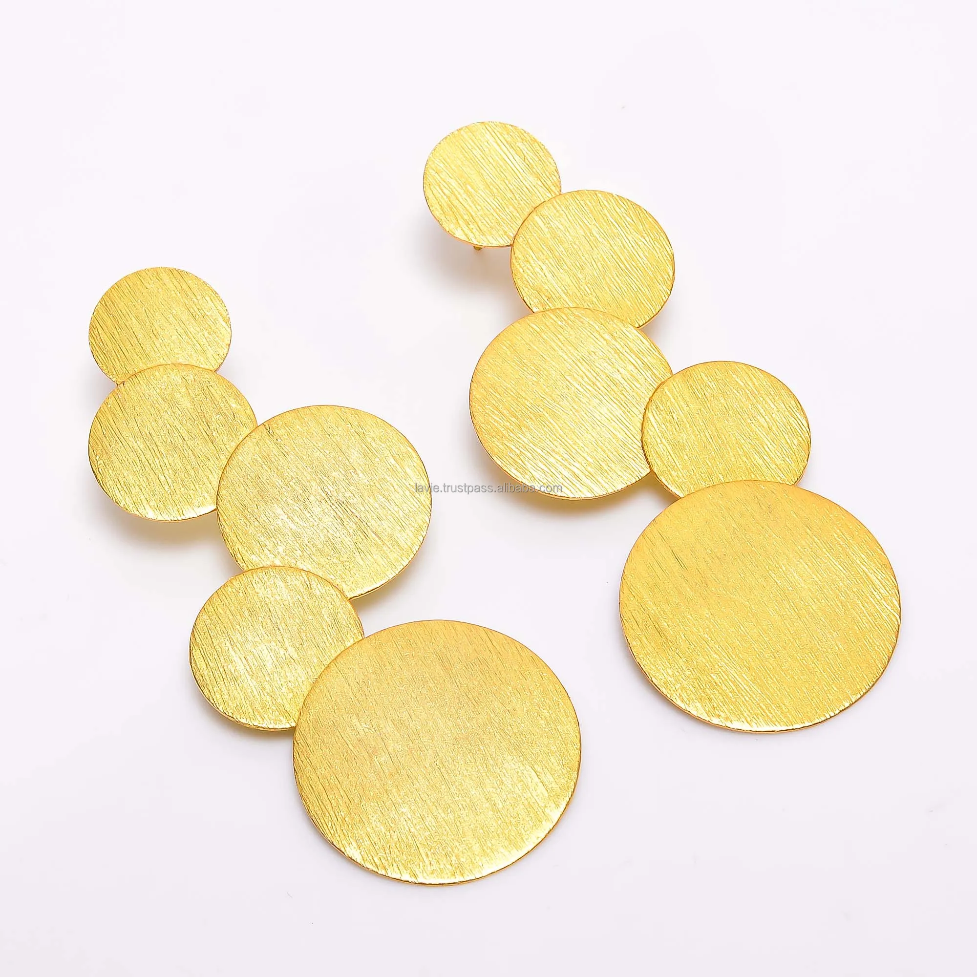 High Quality Fashion Jewelry Earrings 2021 Fashion Yellow Gold Plated