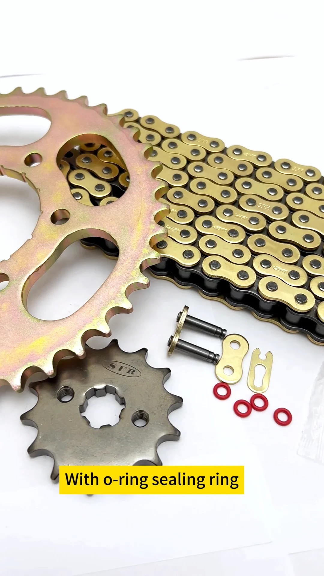 New 428hpo Motorcycle Transmission Gear & Chain Kit With Oring