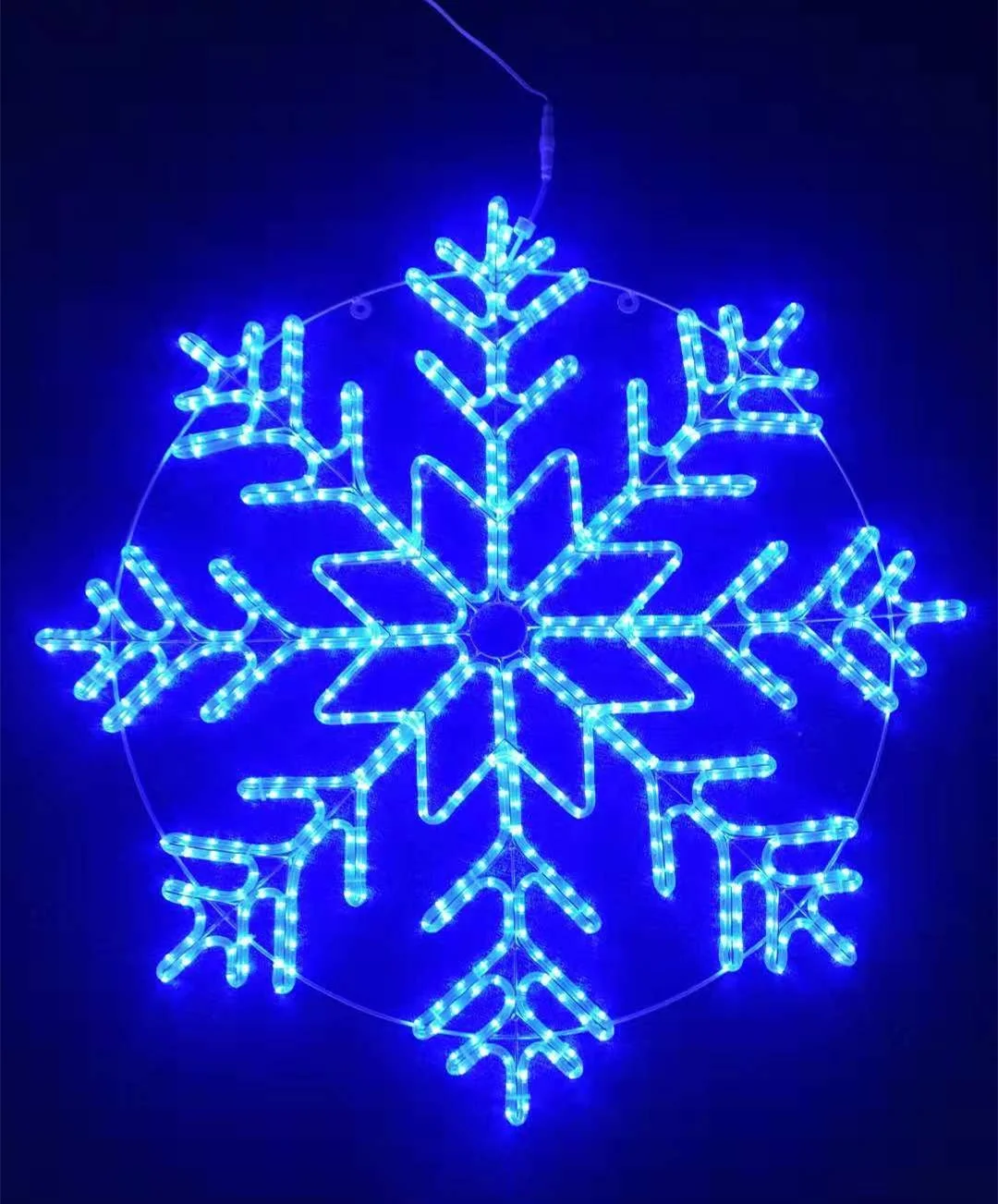Large Hanging Snowflake Lights