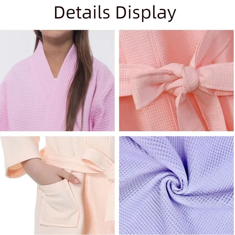 Ruiuzi - Accappatoio Morbido In Flanella Con Cappuccio E Modello - Foto 9