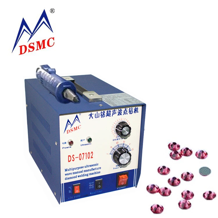 Manufacture Ultrasonic Hotfix Rhinestone Manual Stone Fixing Machines