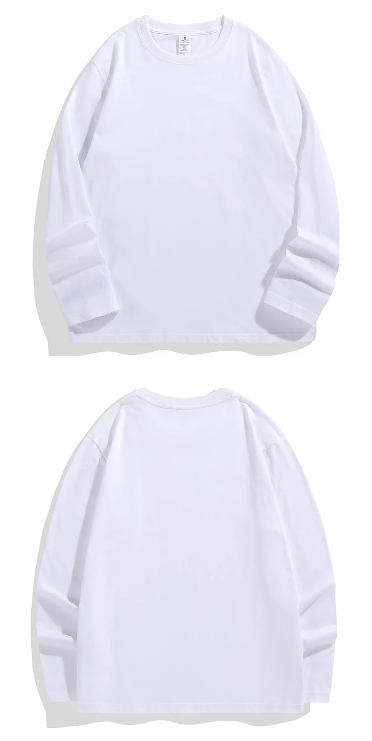 Custom Sublimation Tshirt For Men Long Sleeve Graphic Unisex Streetwear T Shirt Blank Custom High Qu