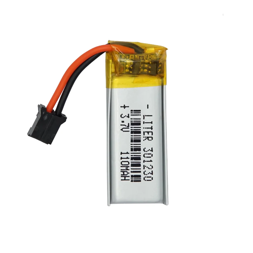 37v 110mah 301230 Lithium Polymer Battery Rechargeable Battery With Phr 2 Bk Connector Buy 8746