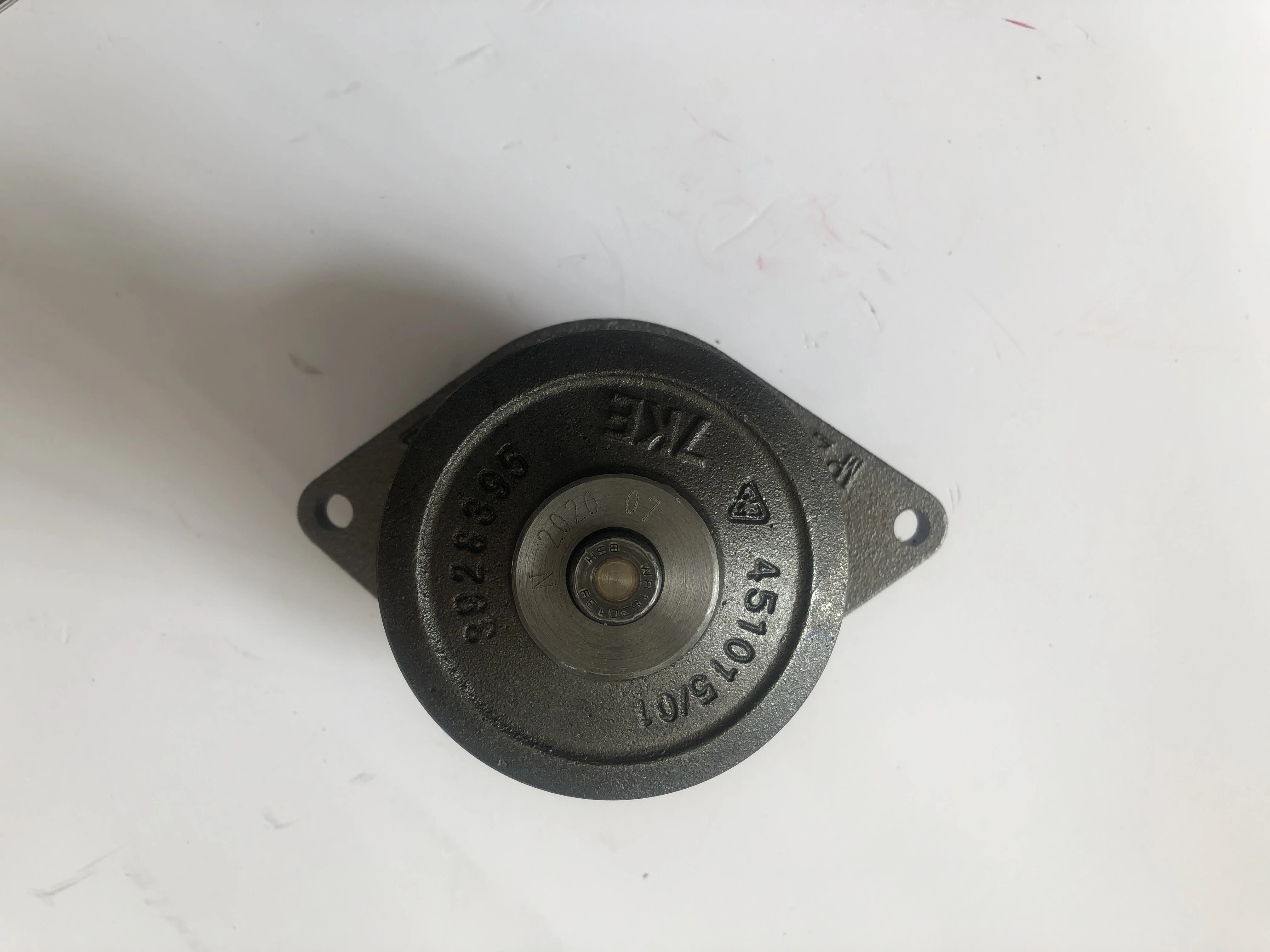 Steel Material Excavator Water Pump For Isuzu 6BG1 ISO9001 Approved