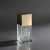 Transparent bottle with Golden lid