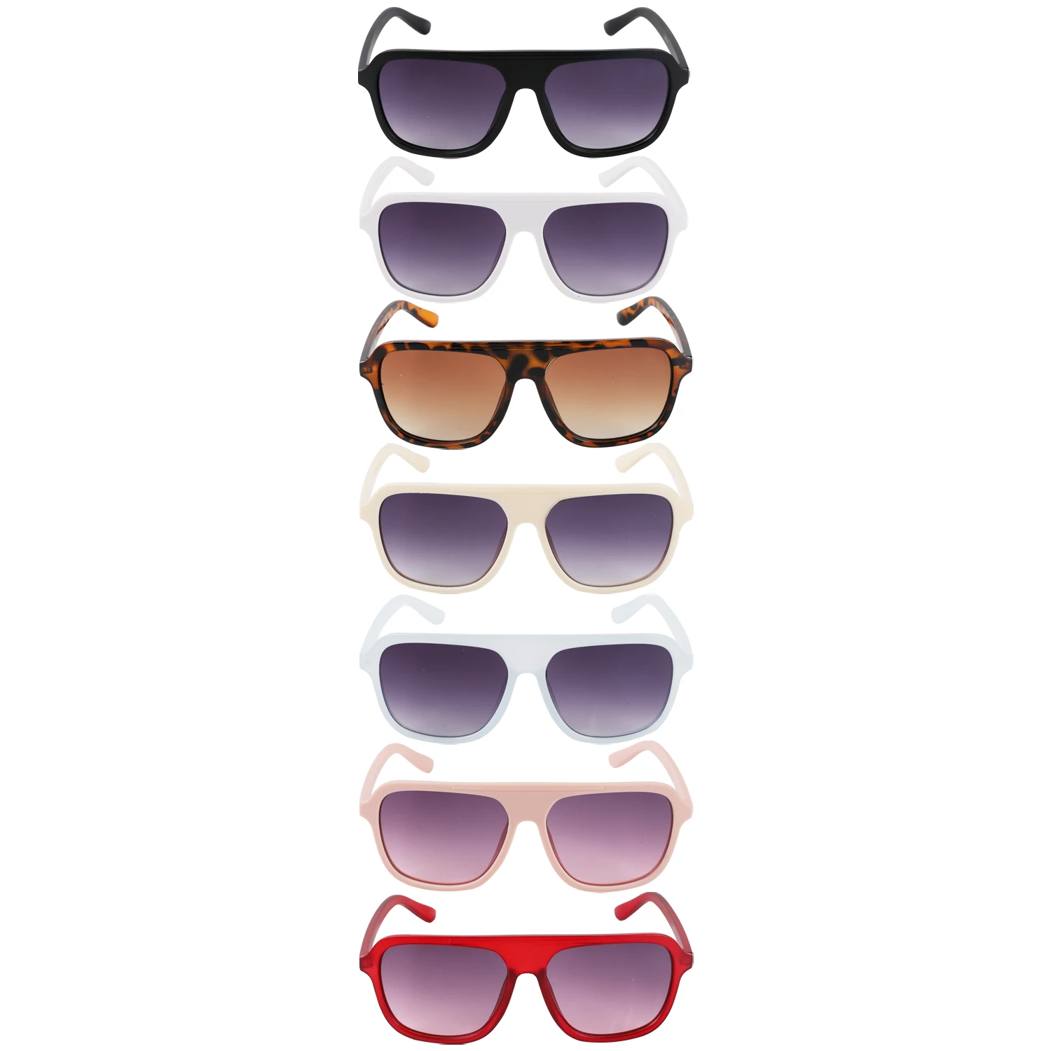 New Integrated Sunglasses Trend Fashion Sunglasses Female Anti