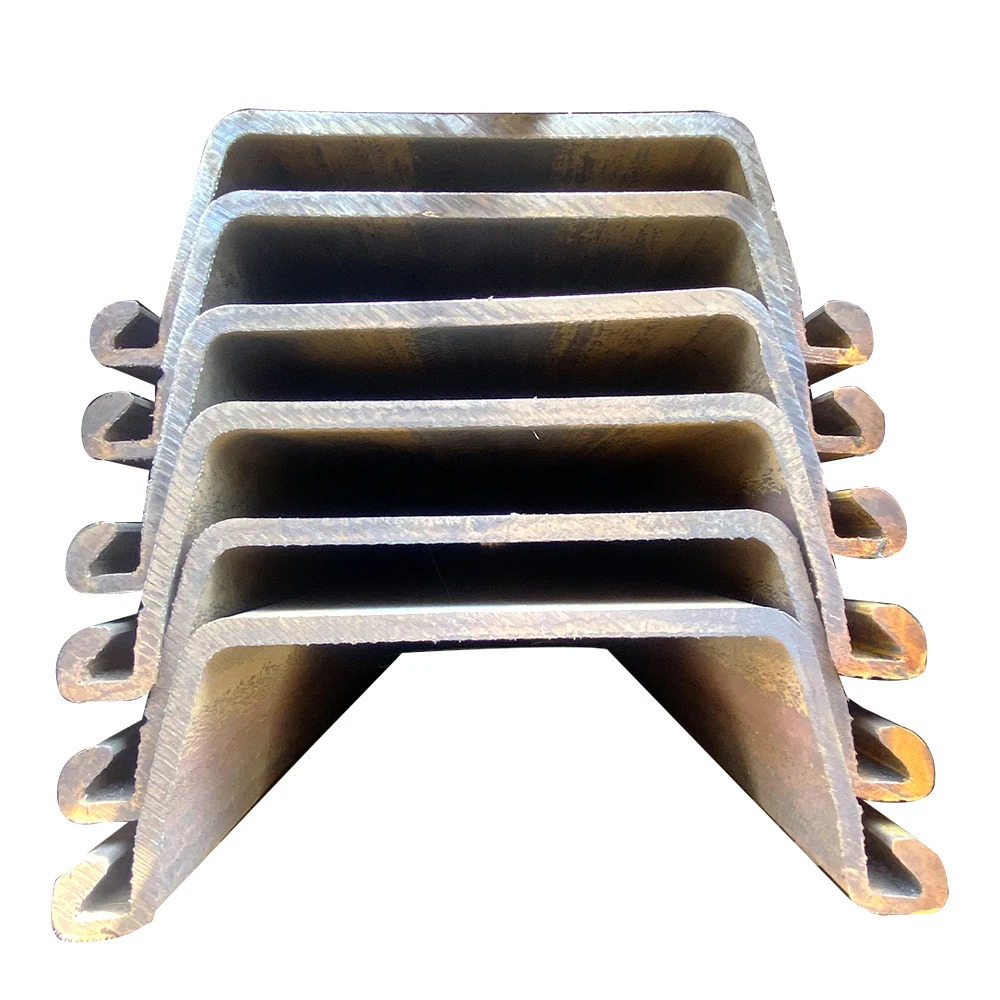 Prime New Hot Dip Galvanized S275JR Steel Sheet Pile For Temporary Construction Sites Corrosion Protection High Durability