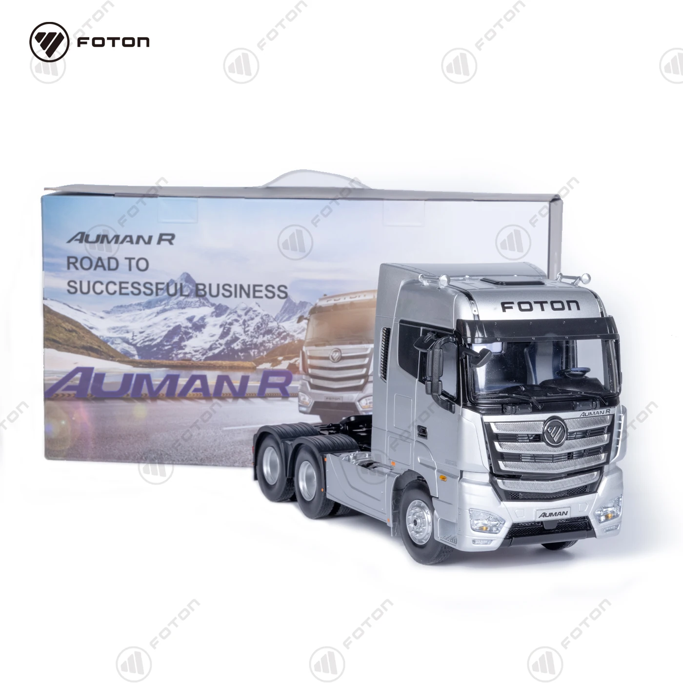 1:24 スケール Foton Auman Kunlun ダンプトラック モデル Original factory diecast 1:24 foton Auman GTL dumper model