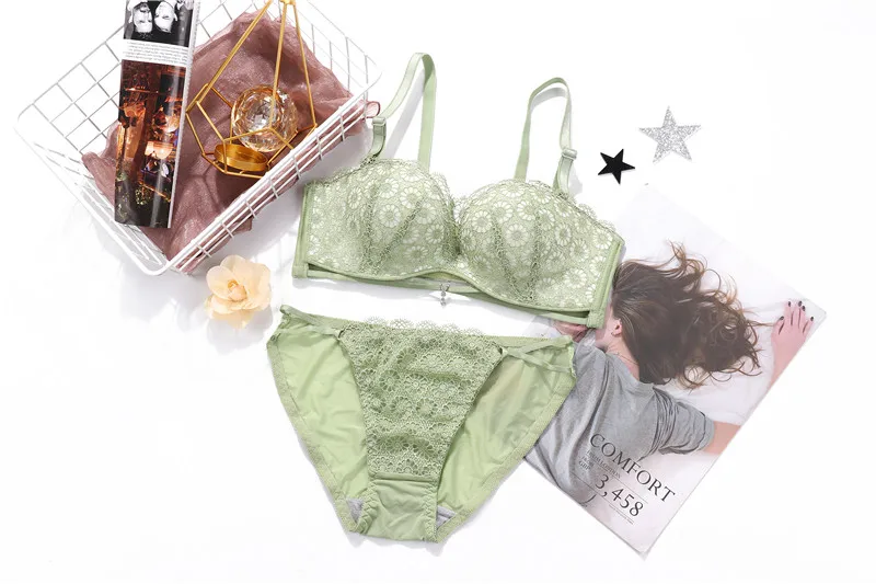 Ropa Interior Fina Para Mujer,Sujetador De Encaje Con Pecho Grande,Sexy,Para  Chica Francesa - Buy Conjunto Sujetador,Botón Frontal Vestido  Sujetador,Sexy Lencería Product on Alibaba.com
