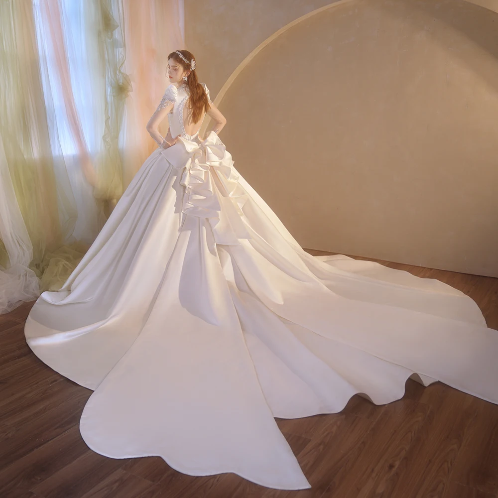 hosanna designs dresses Hosanna: Sequined Lace and Tulle Ballgown with Plunging V-Neckline