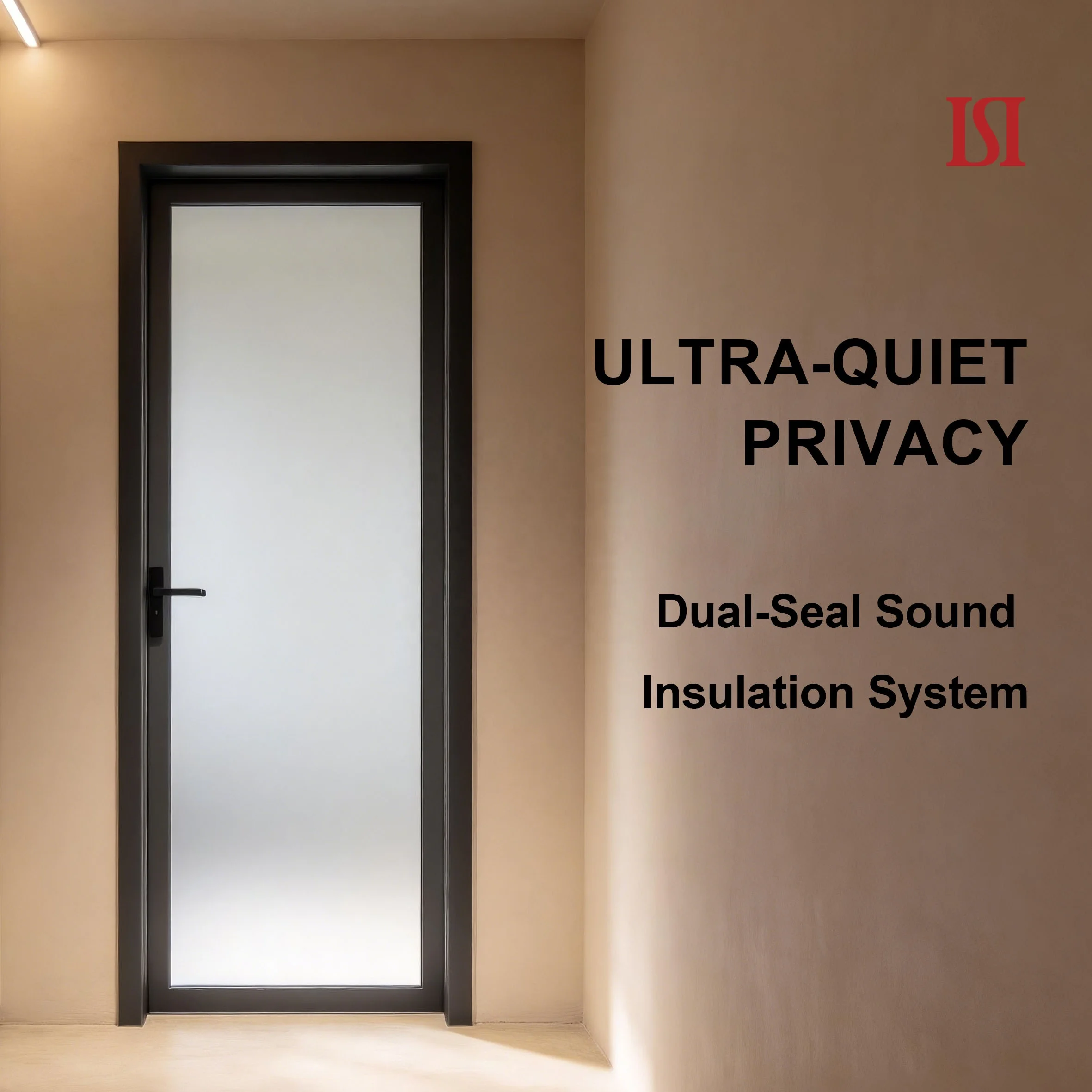 Modern Interior Swing Door Noise-Reduced Design