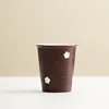 Hand-painted small flowers-coke cup