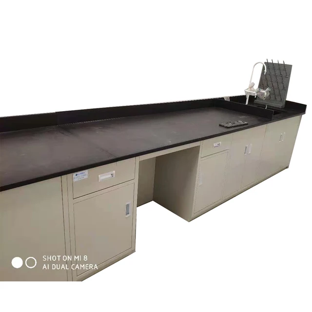 customizable china factory produce steel dental lab work bench all steel floor mounted  laboratory room use high quality