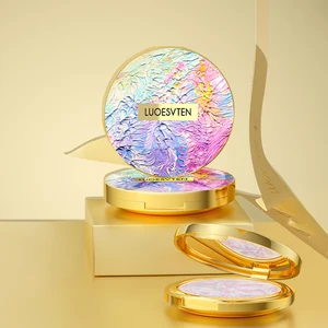 Fragrance Oil Control Light Concealer Makeup Setting Colorful Soft Pore Mineral Pressed Powder