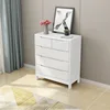 White five-drawer chest