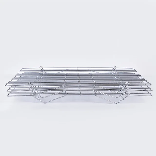 3-Tier Stackable Stainless Steel Cooling Rack 34x24x19cm Kitchen Utensil for Baking Roasting Cooling Cookies and Cakes