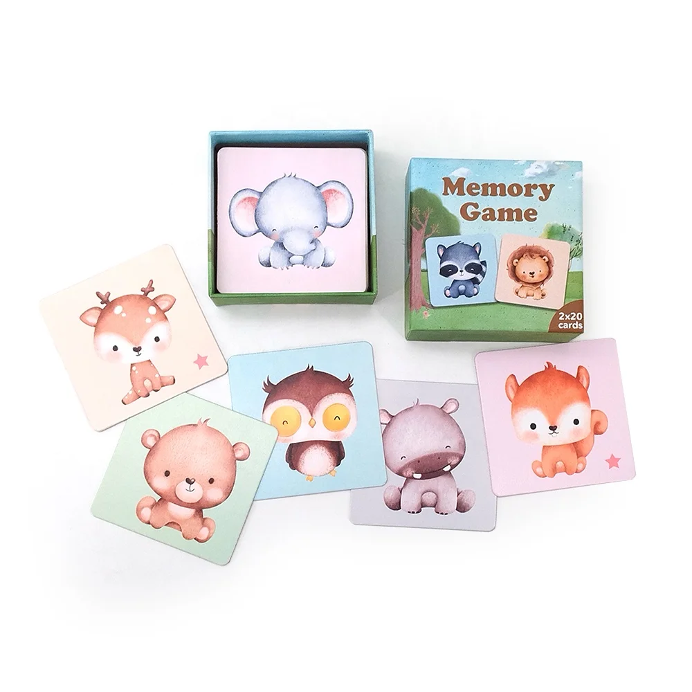 Professional Printed Memory Flash Card Matching Card Game