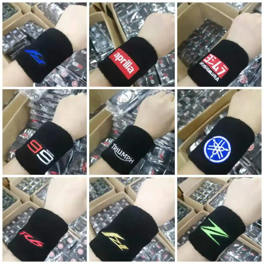 Sweatband Headband Custom Embroidery Pattern Cotton Sport Terry Cloth