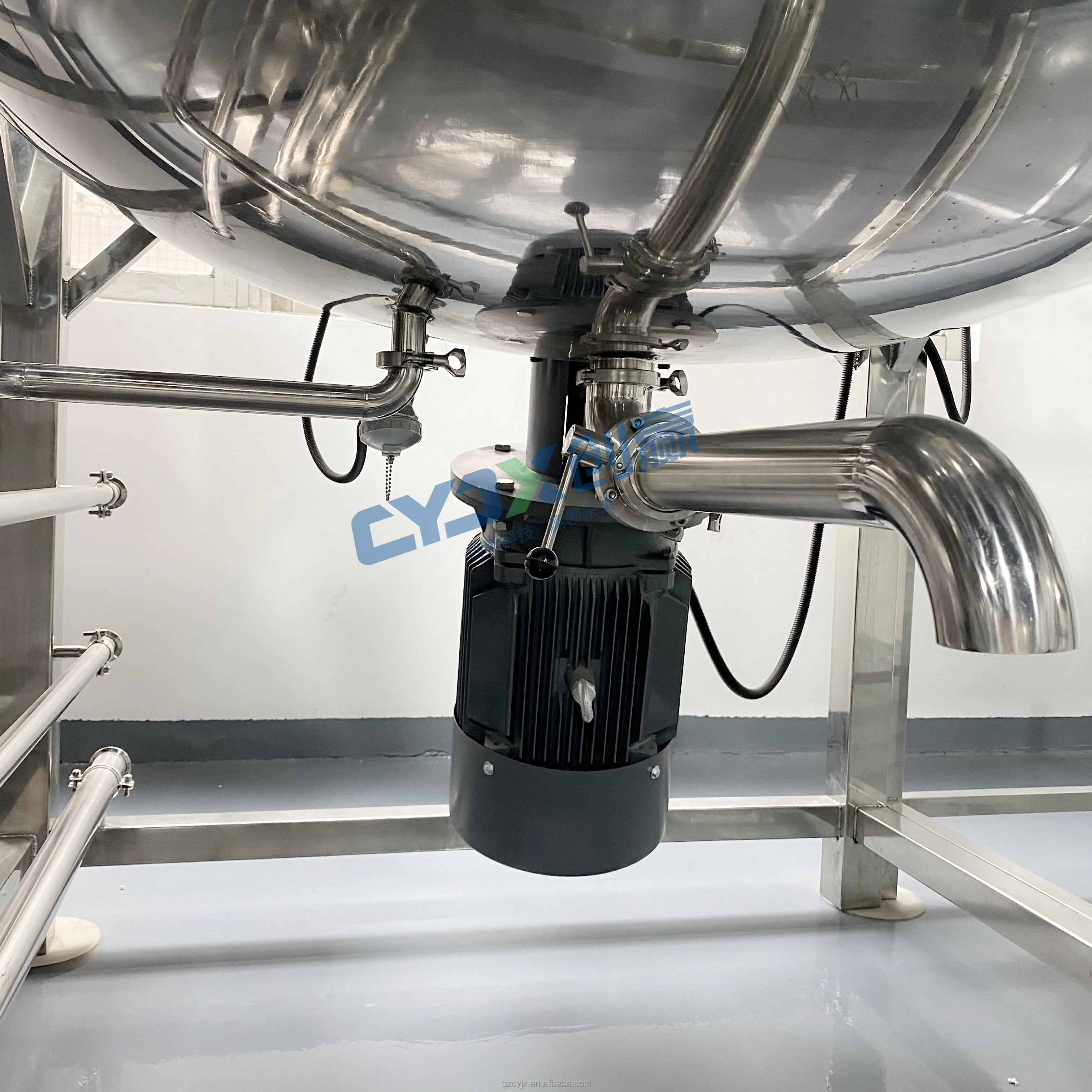 Промышленный химический косметический смеситель для жидкостей моющее средство разогреваемый смесительный реактор резервуар мешалка блендер в наличии по низкой