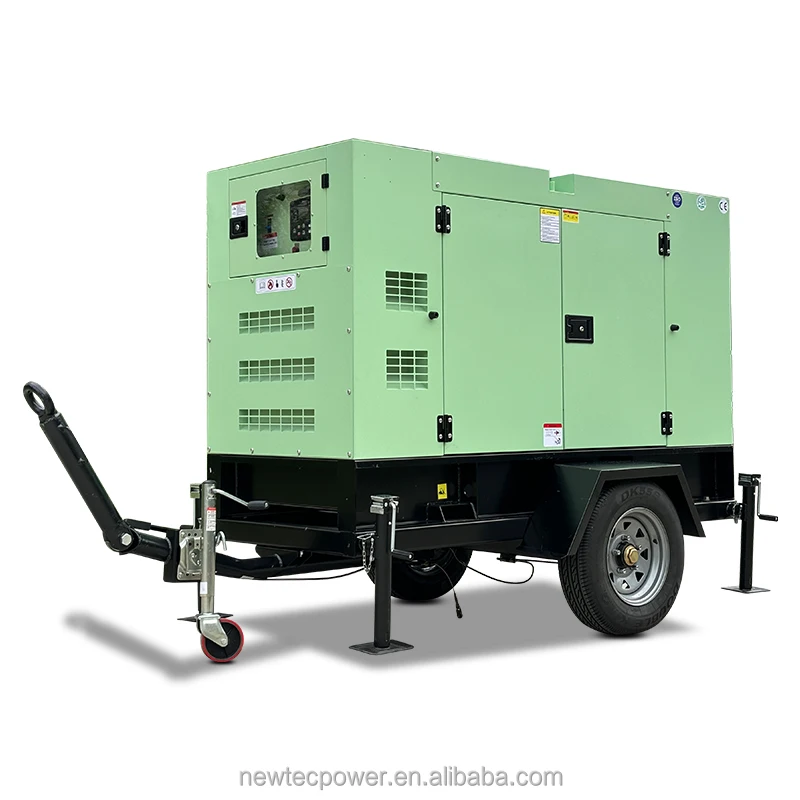 9kVA 12kVA 15kVA Silent diesel Generator Set Powered by Original NPPerkin 403A Engine Newtec Prime Backup Use 7kW 10kW 10kVA