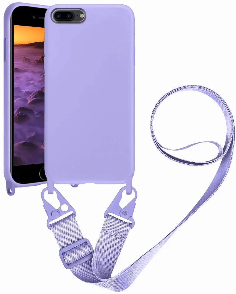 Micoden IPhone 16 Pro Max Case With Adjustable Silicone Necklace With
