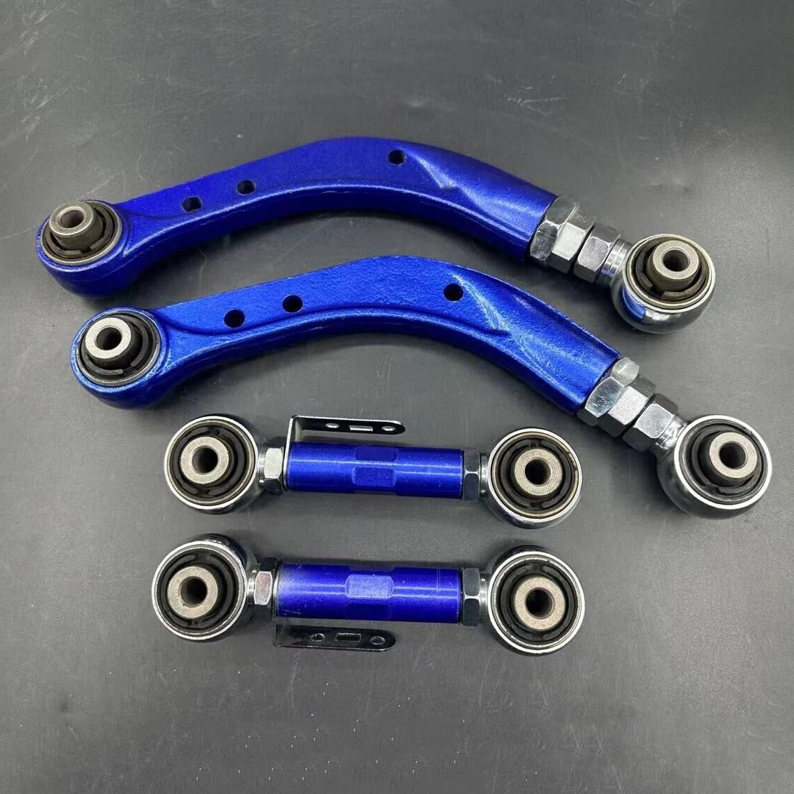 Set of Steel Adjustable Rear Camber Toe Arms for Dodge Caliber 07-12 Jeep Compass Patriot 07-15