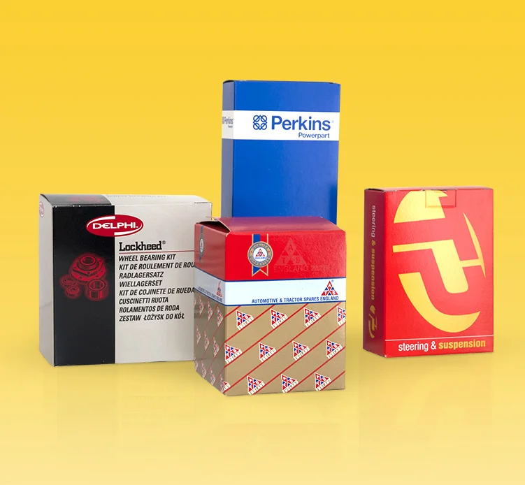 Customized Size Color Folding Double Insert Box Environmentally Friendly General Auto Parts Packaging Box