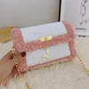 Kit de bolsas de ganchillo para tejer DIY blanco