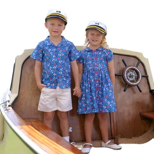 Customizable Knitted O-Neck Casual T-Shirt for Boys Dinosaur Pattern Back to School Button Clothing Kids' Cartoon Logo Design