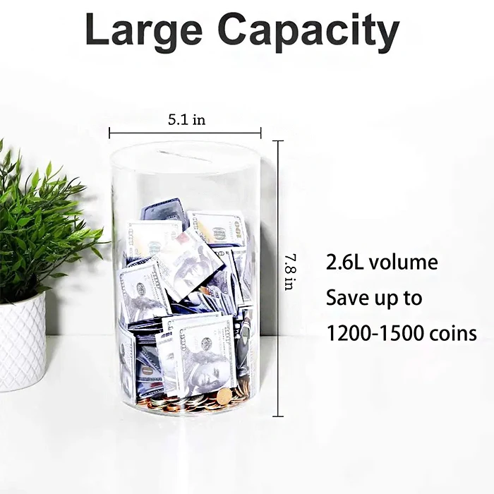 Medium Clear Collection Comment Donation Box Counter Top Or Wall Mount Acrylic Ballot Case