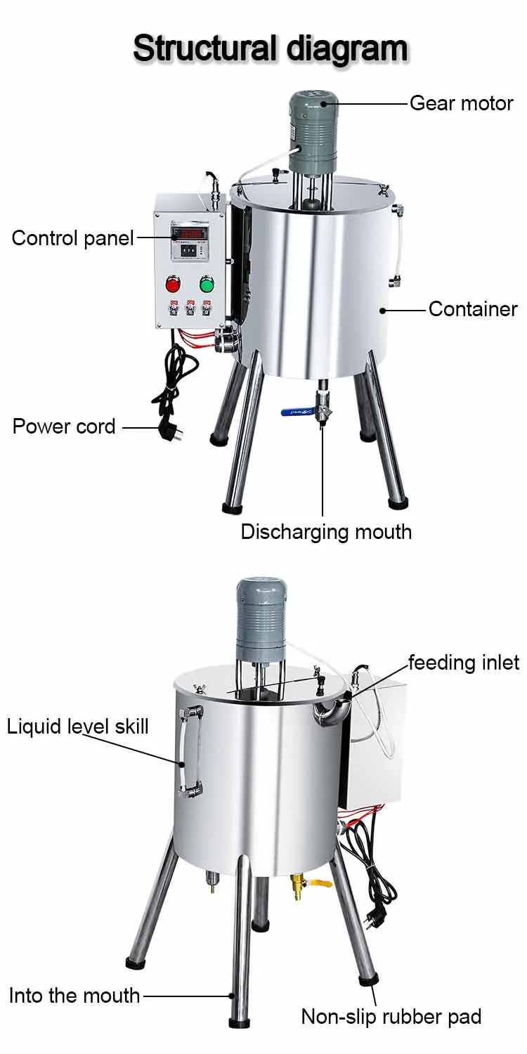 Lipstick Heating Stirring Hand Cream Cosmetics Filling Machine Lip Balm Lip Gloss Viscous Liquid Filling Machine