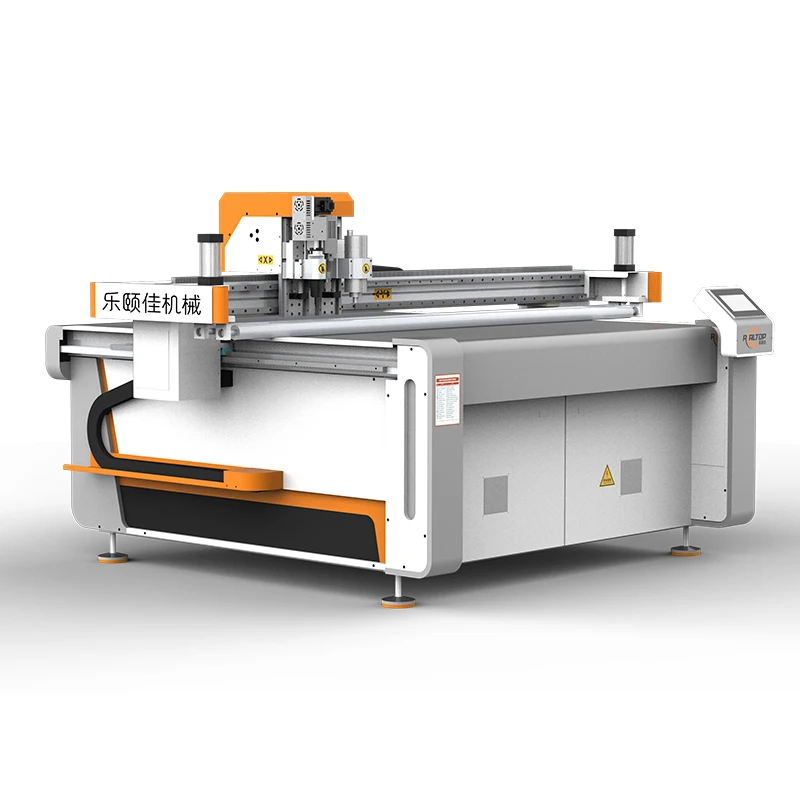 CNC Oscillating Knife Cutting Machine Digital Cutter for Corrugated Paper Cardboard Box Sample Making  Realtop IECHOs
