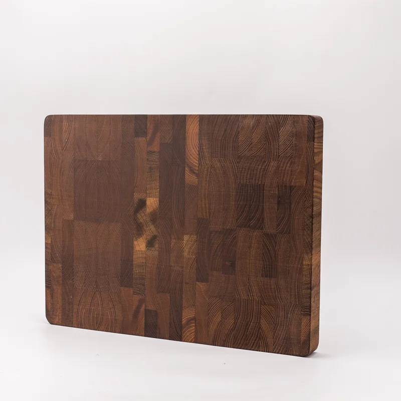 Acacia square Wood End Grain groove Handle 40 30 Wooden Cutting Board